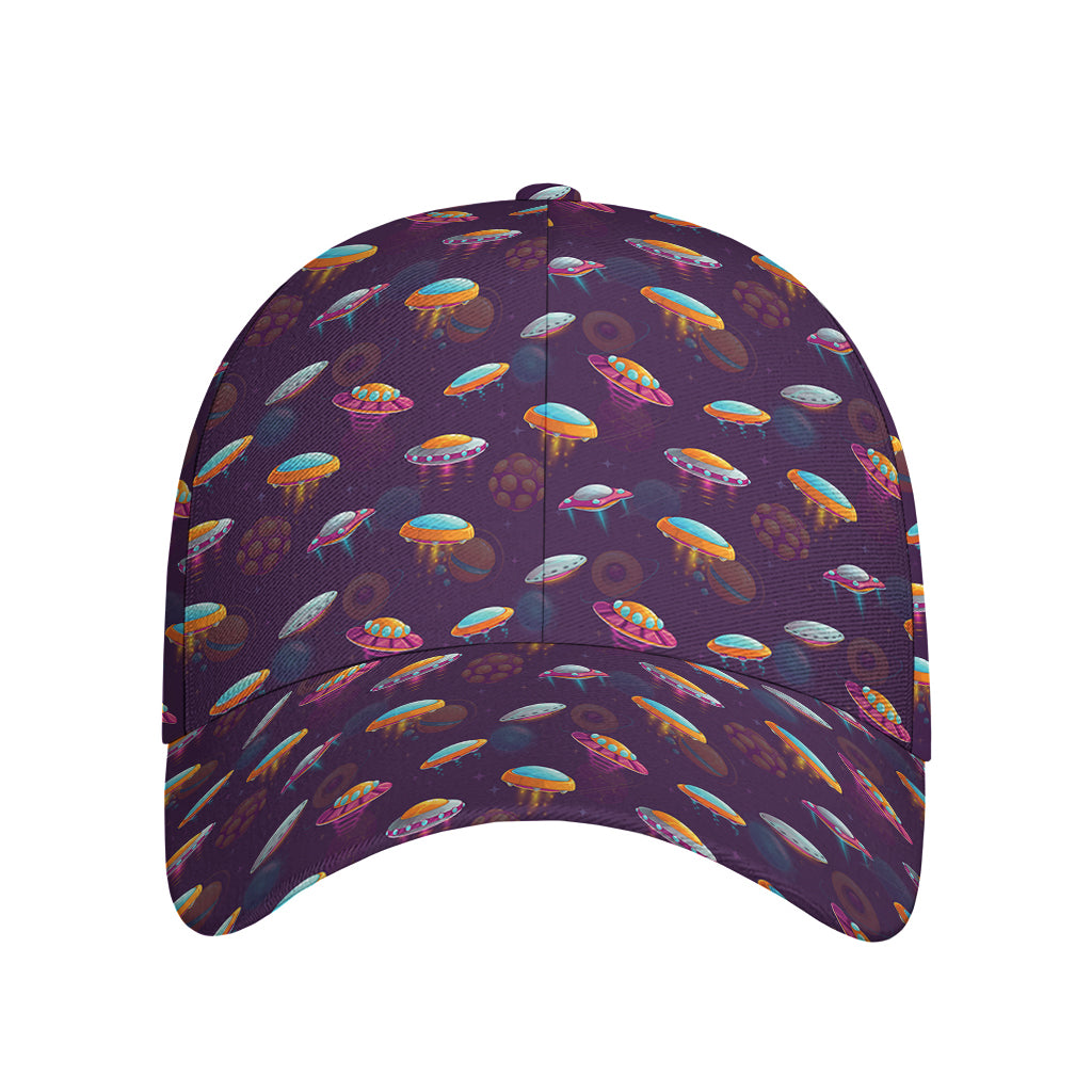 Colorful UFO Pattern Print Baseball Cap
