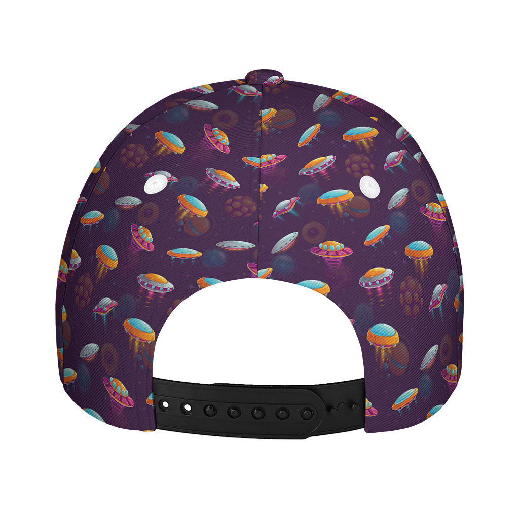 Colorful UFO Pattern Print Baseball Cap