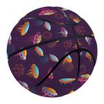 Colorful UFO Pattern Print Basketball
