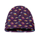 Colorful UFO Pattern Print Beanie