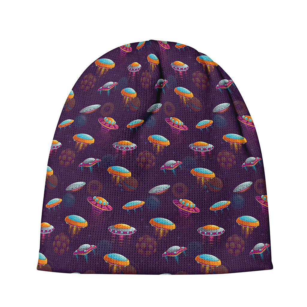 Colorful UFO Pattern Print Beanie