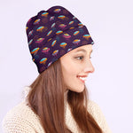 Colorful UFO Pattern Print Beanie