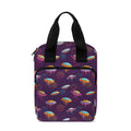Colorful UFO Pattern Print Bible Tote Bag