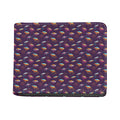 Colorful UFO Pattern Print Bifold Wallet