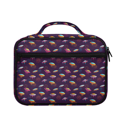 Colorful UFO Pattern Print Briefcase Bible Bag