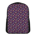 Colorful UFO Pattern Print Casual Backpack