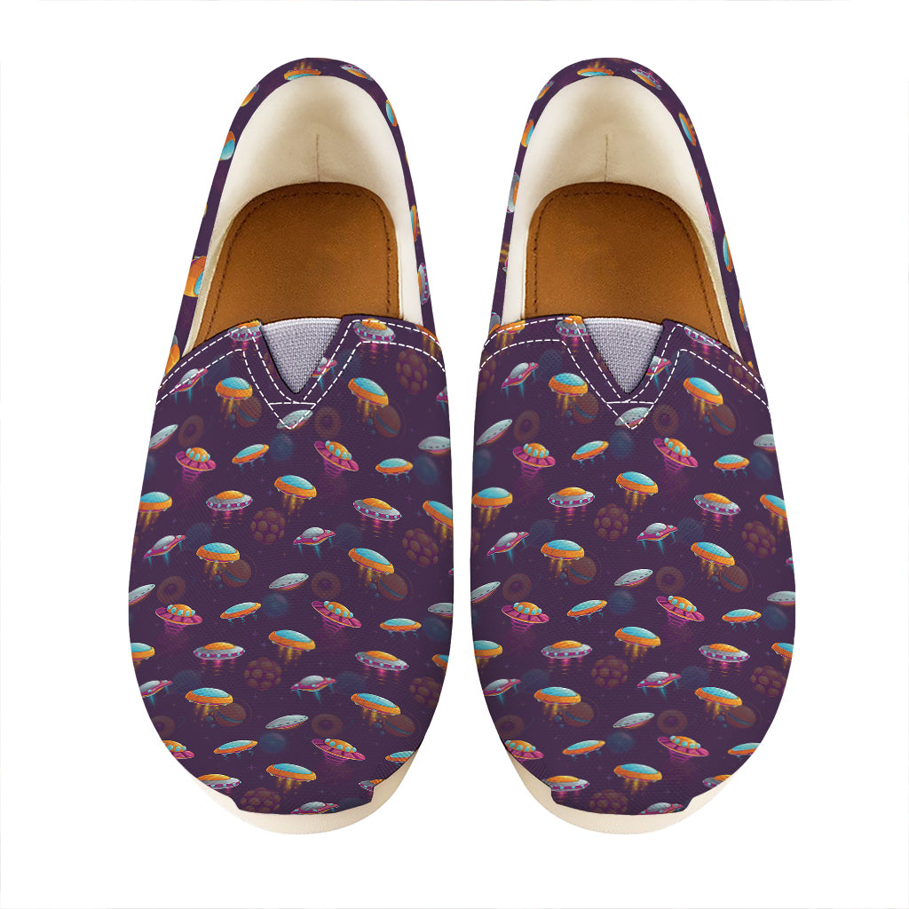 Colorful UFO Pattern Print Casual Shoes