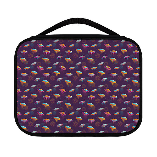 Colorful UFO Pattern Print Classic Bible Case