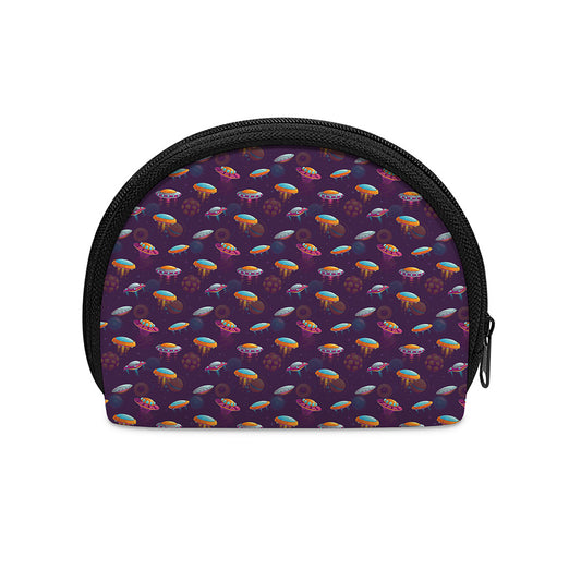 Colorful UFO Pattern Print Coin Purse