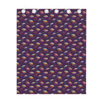 Colorful UFO Pattern Print Curtain