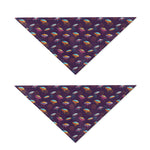 Colorful UFO Pattern Print Dog Bandana