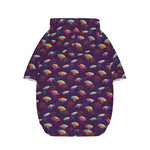Colorful UFO Pattern Print Dog Zip Up Hoodie