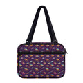 Colorful UFO Pattern Print Double Strap Bible Bag