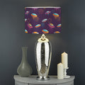 Colorful UFO Pattern Print Drum Lamp Shade