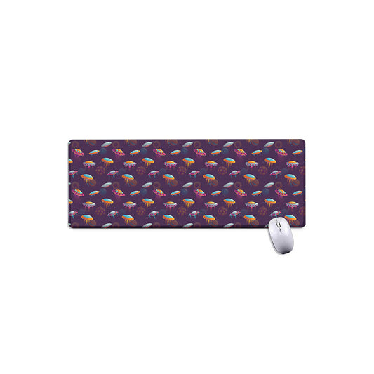 Colorful UFO Pattern Print Extended Mouse Pad