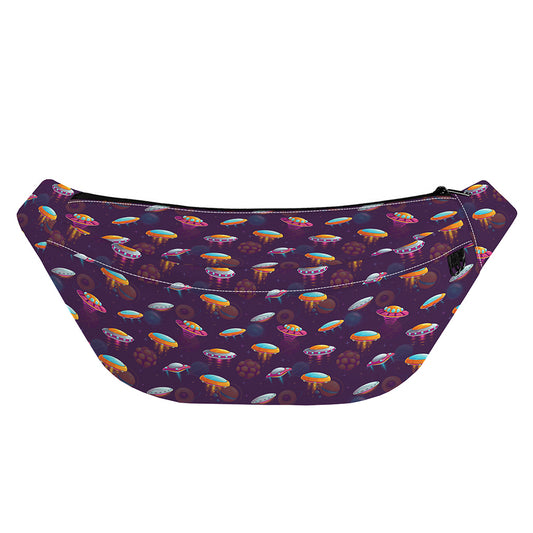 Colorful UFO Pattern Print Fanny Pack