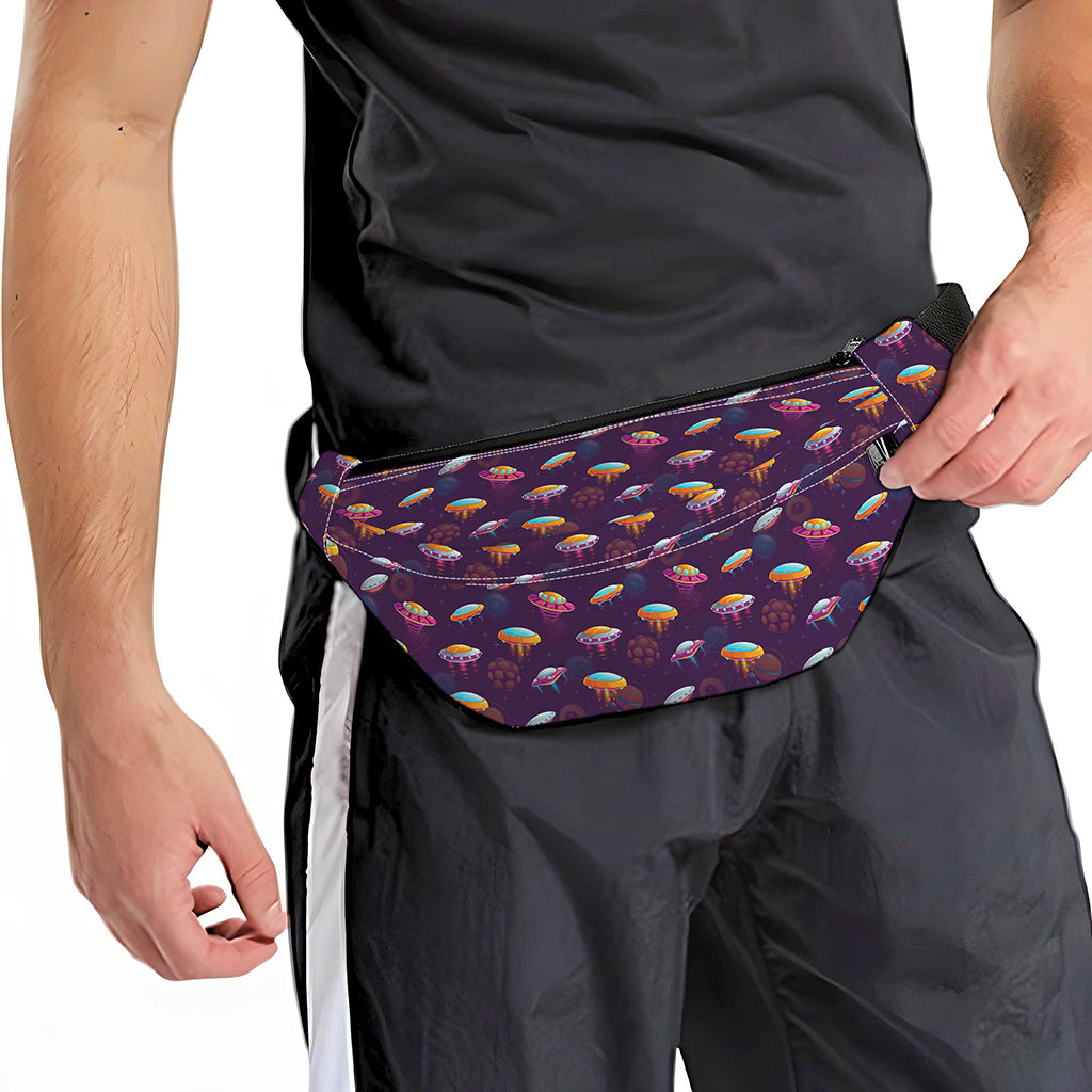 Colorful UFO Pattern Print Fanny Pack