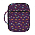 Colorful UFO Pattern Print Front Pocket Bible Bag