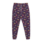 Colorful UFO Pattern Print Jogger Pants
