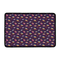 Colorful UFO Pattern Print Kitchen Mat
