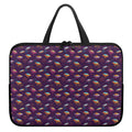 Colorful UFO Pattern Print Laptop Sleeve With Handle
