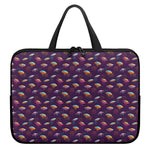 Colorful UFO Pattern Print Laptop Sleeve With Handle