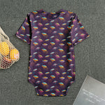 Colorful UFO Pattern Print Men's Bodysuit