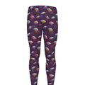 Colorful UFO Pattern Print Men's Leggings