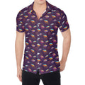 Colorful UFO Pattern Print Men's Shirt