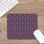 Colorful UFO Pattern Print Mouse Pad
