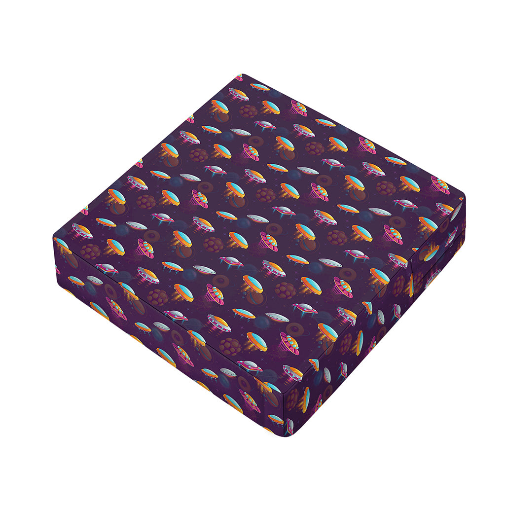 Colorful UFO Pattern Print Outdoor Seat Cushion Cover