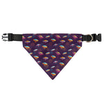 Colorful UFO Pattern Print Over The Collar Dog Bandana