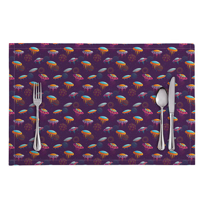 Colorful UFO Pattern Print Placemat