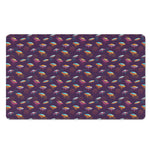 Colorful UFO Pattern Print Polyester Doormat