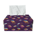 Colorful UFO Pattern Print Rectangle Tissue Box Cover
