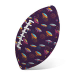 Colorful UFO Pattern Print Rugby Ball