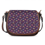 Colorful UFO Pattern Print Saddle Bag