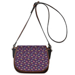 Colorful UFO Pattern Print Saddle Bag