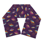 Colorful UFO Pattern Print Scarf
