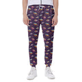 Colorful UFO Pattern Print Joggers