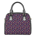 Colorful UFO Pattern Print Shoulder Handbag