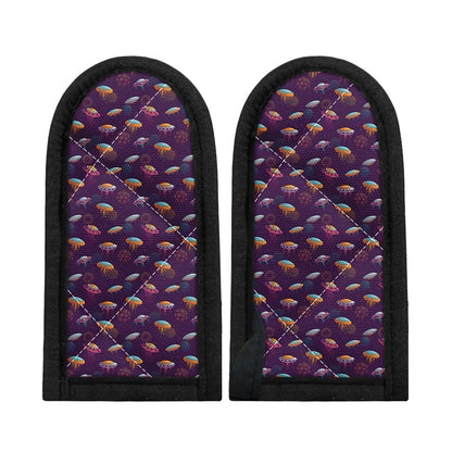 Colorful UFO Pattern Print Skillet Handle Cover
