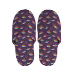 Colorful UFO Pattern Print Slippers
