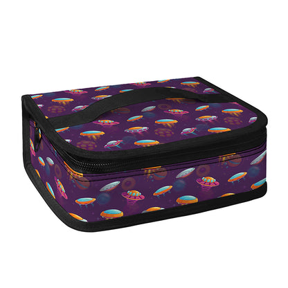 Colorful UFO Pattern Print Small Lunch Bag