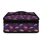 Colorful UFO Pattern Print Small Lunch Bag