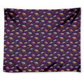 Colorful UFO Pattern Print Tapestry