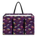 Colorful UFO Pattern Print Utility Tote Bag