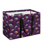 Colorful UFO Pattern Print Utility Tote Bag
