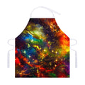 Colorful Universe Galaxy Space Print Adjustable Apron