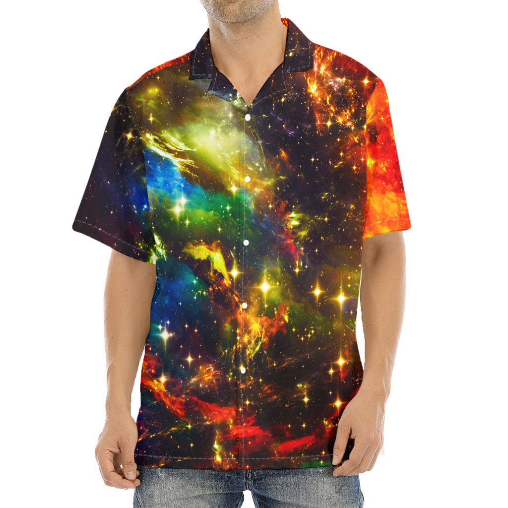 Colorful Universe Galaxy Space Print Aloha Shirt